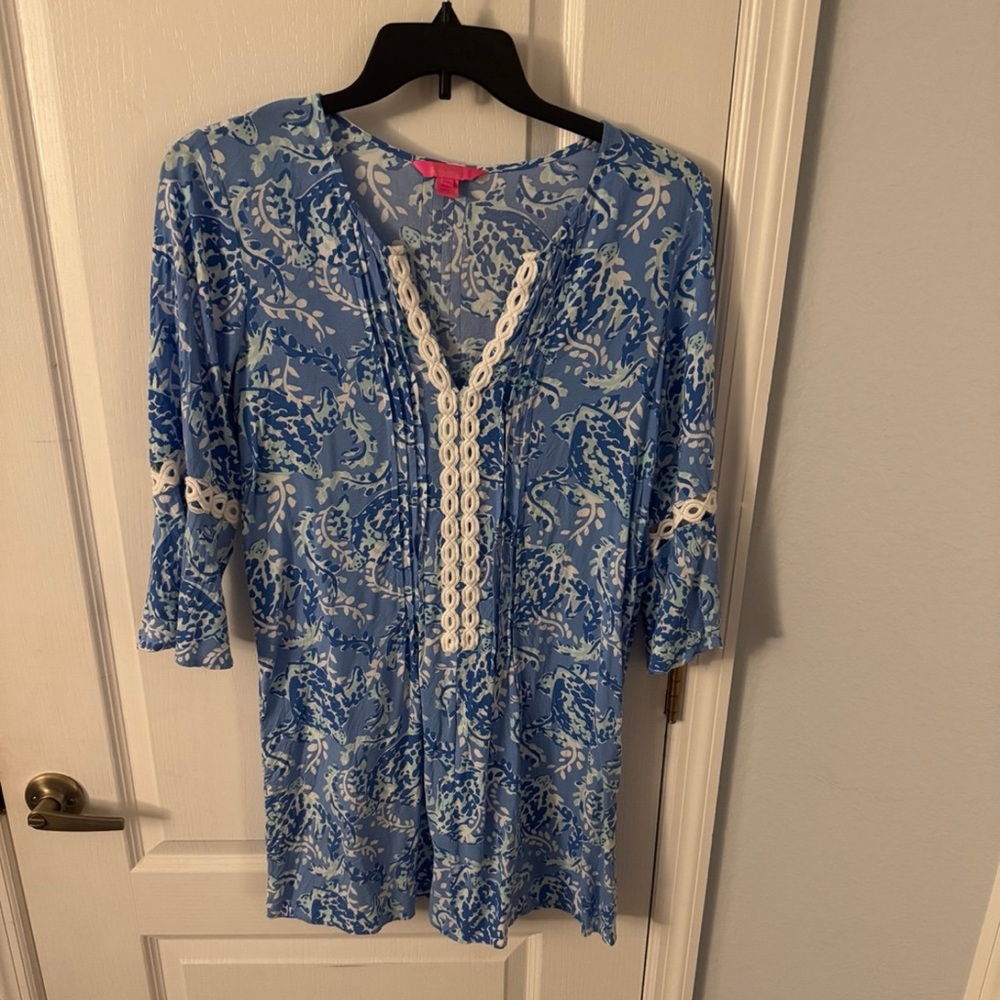 Lilly Pulitzer Blue and White dress